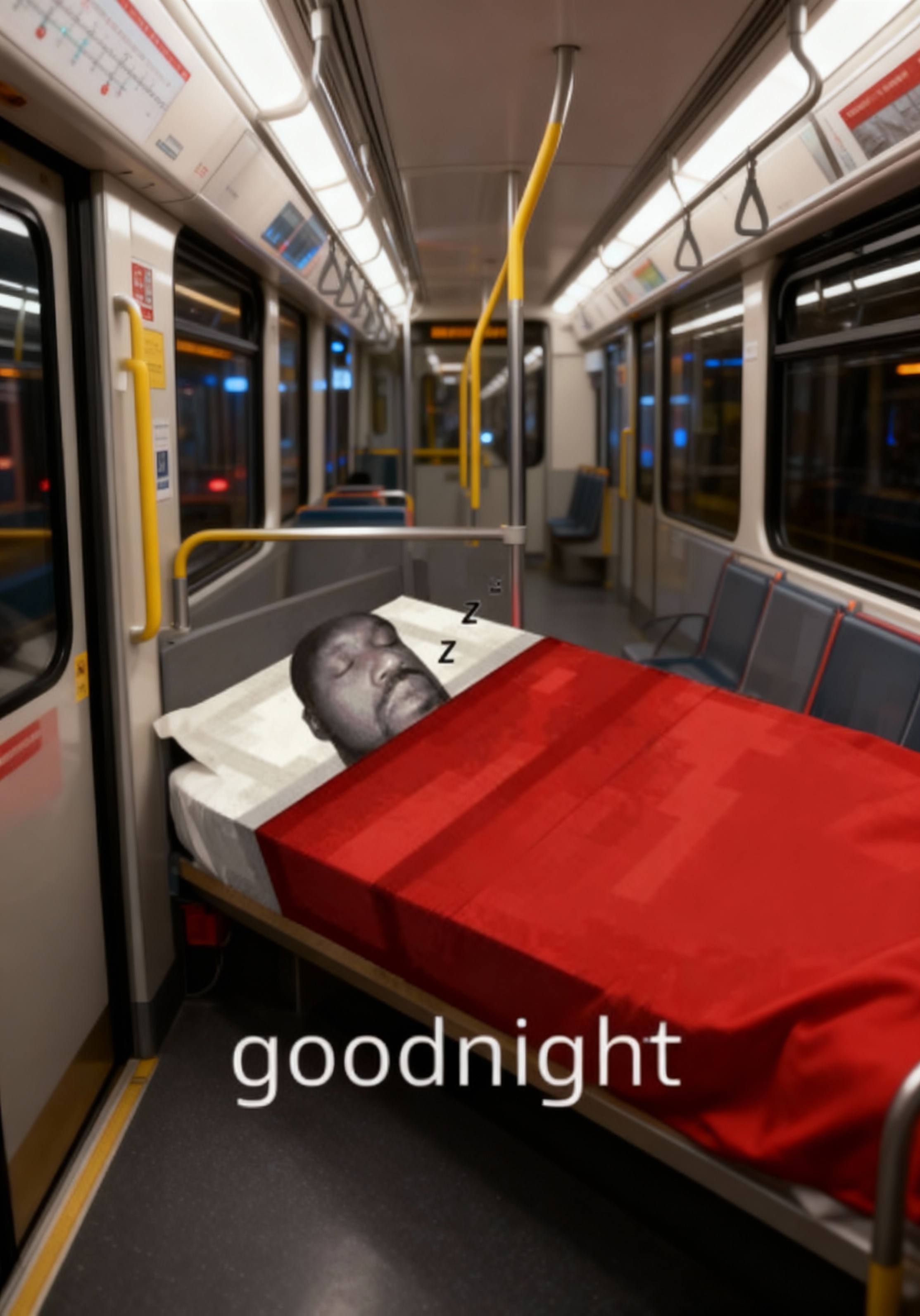 Subway nap